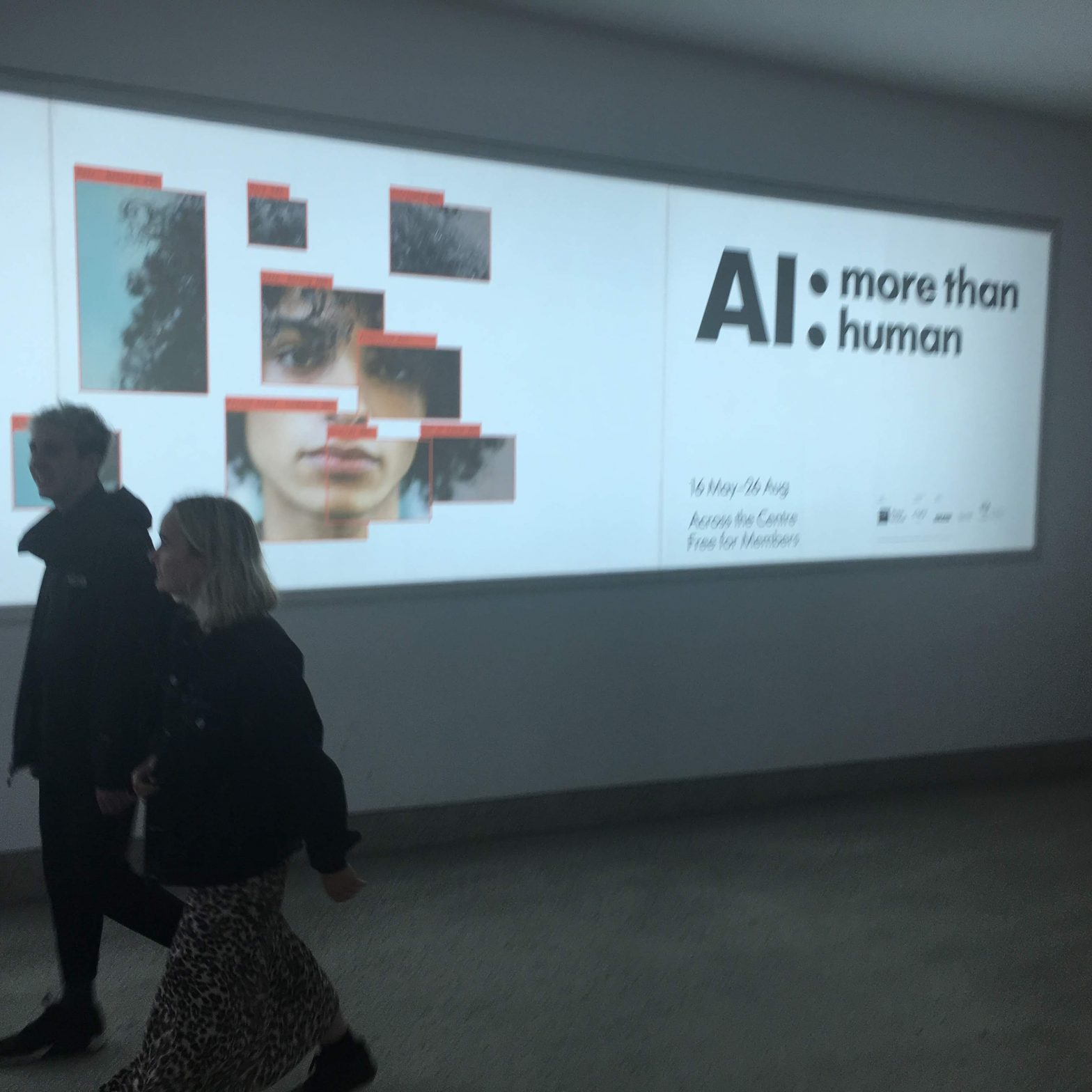 AI: More than Human display